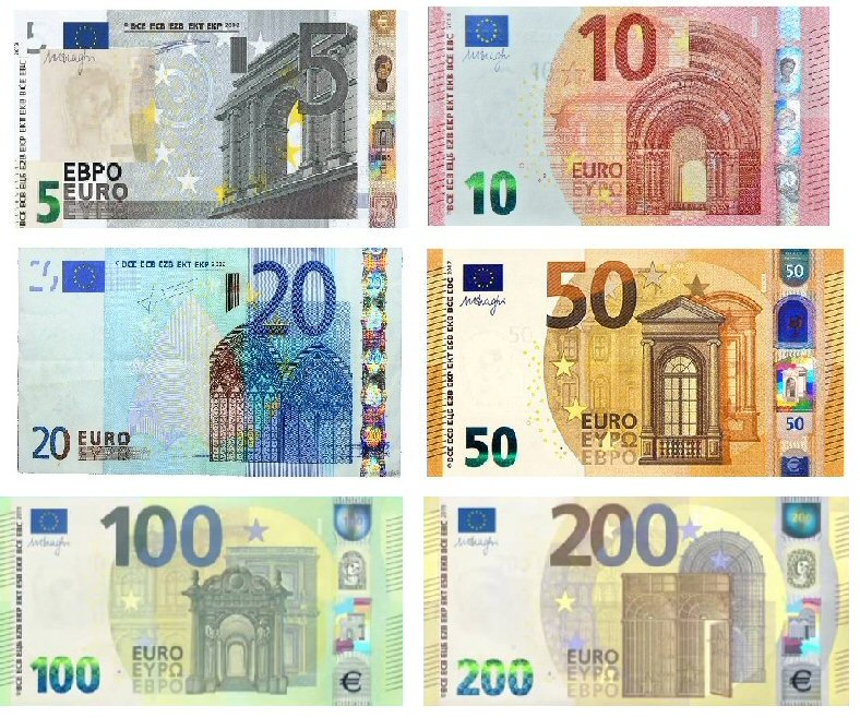 Verifica banconote di tutti i tagli - Software aggiornamento nuovi euro